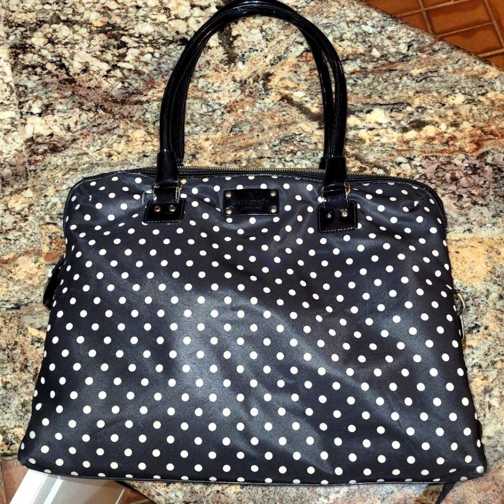 Kate Spade laptop bag polka dot